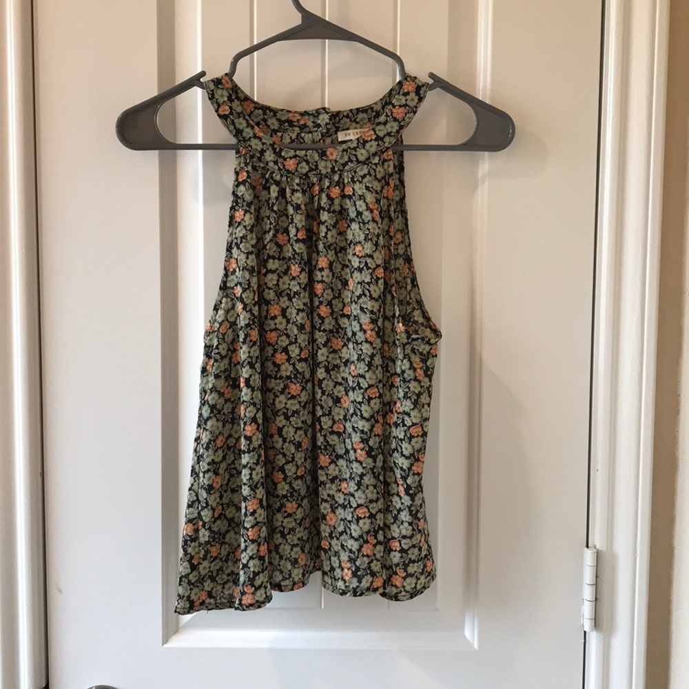 Open back tank top